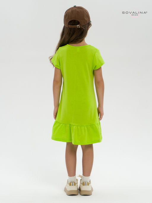 Платье Алиса салатовая - Sovalina фото 10