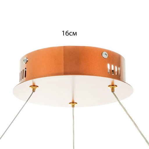 Светильник «Джес» LED 150 Вт золото 58×58×9 см BayerLux