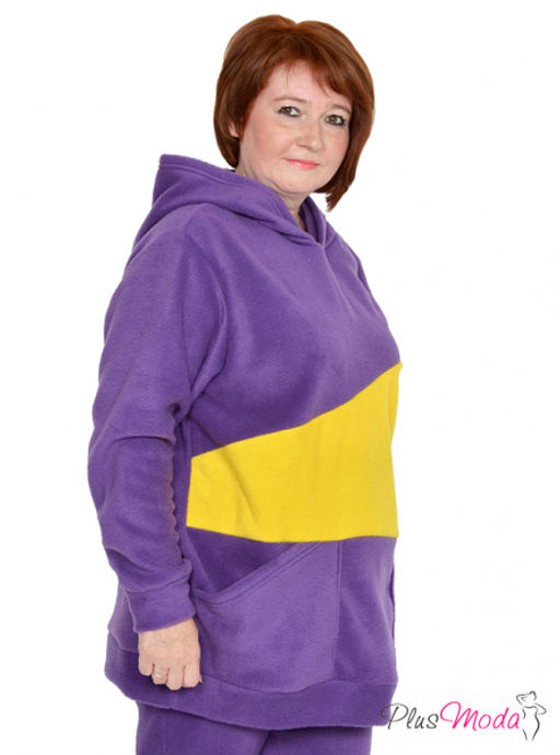 Толстовка Модель №951 размеры 44-84 - Plusmoda фото 10