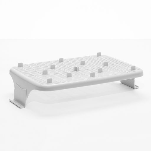 Туалет с сеткой, 44×33×11.5 см, серый/оливковый