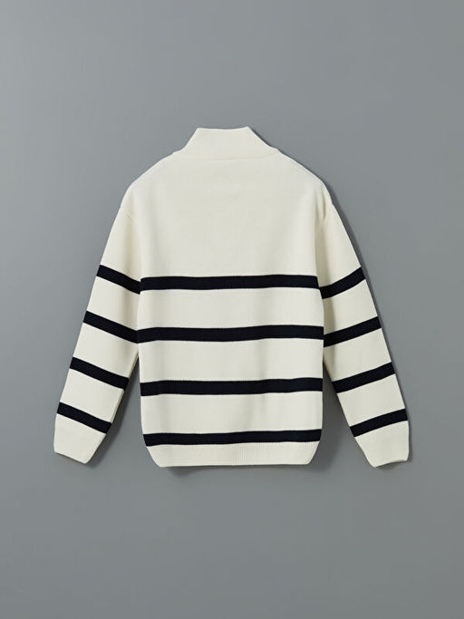 Dik Yaka Erkek ?ocuk Triko Kazak