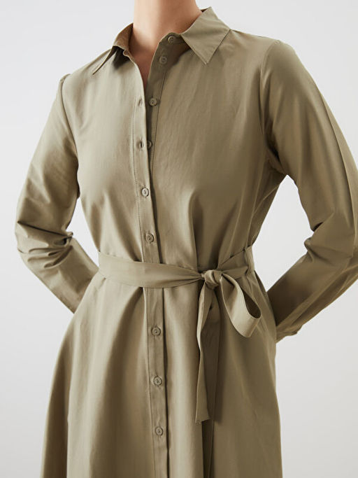 Poplin Kad?n G?mlek Elbise