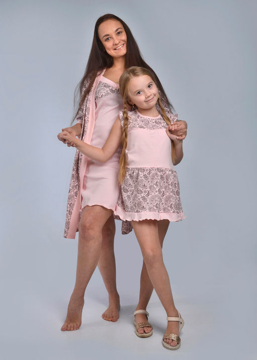 Платье детское КОКЕТКА (персик №20) - Ивановская трикотажная компания фото 2