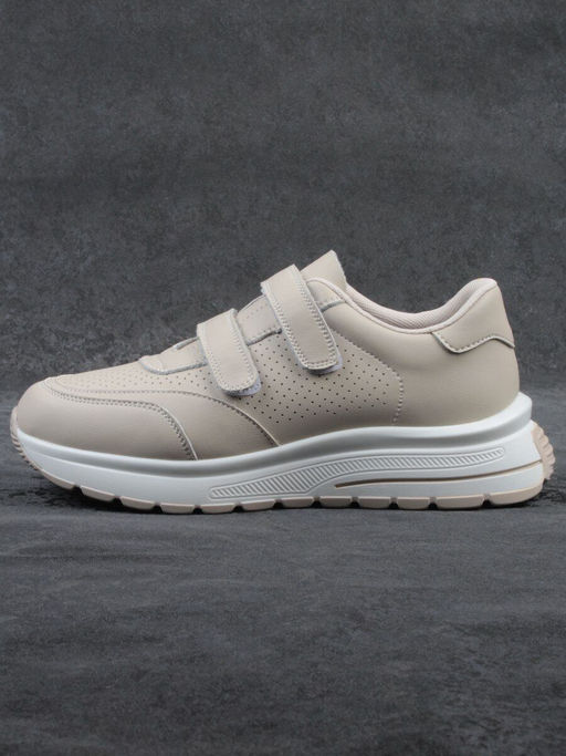 03-YH516-2 DK. BEIGE Кроссовки женские (натуральная кожа)