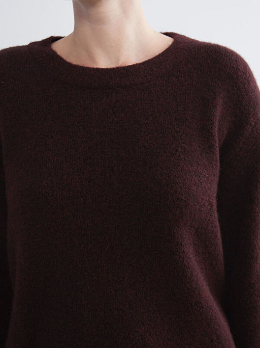 Bisiklet Yaka Kad?n Triko Kazak