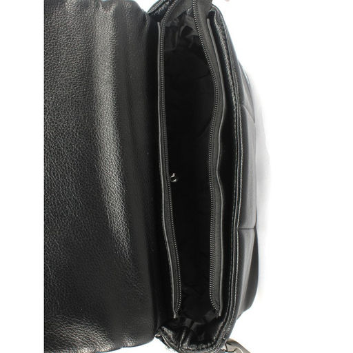 Сумка женская искусственная кожа FR-3728-L, 1отд, плечевой ремень, черный SALE 258367 - Adelia фото 3