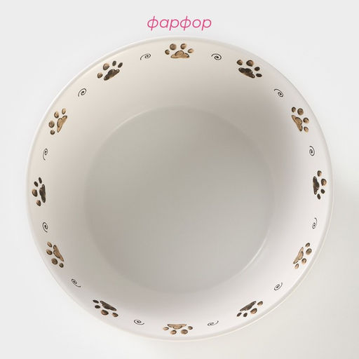 Салатник Коты-аристократы, 2.15 л, d=23 см, фарфор, белый - Доляна фото 2