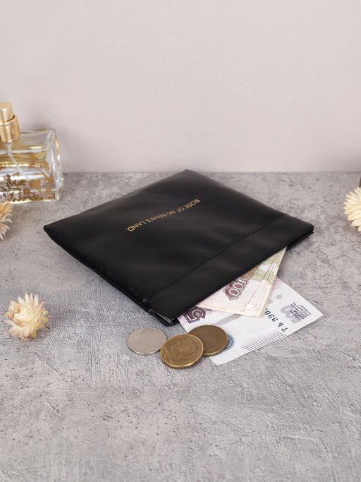 Косметичка 11х12 см / XN-001BL /уп 100/черная - ГалеонТрейд фото 5