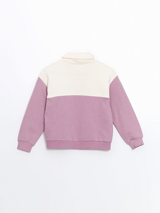 Dik Yaka K?z ?ocuk Sweatshirt - Waikiki фото 3