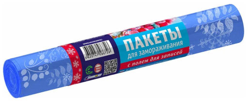 Avikomp пакеты для заморажив. и хранения продуктов с полем д/записи, 24х35см ( 25шт/рулон)