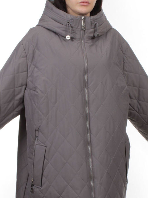 F-803 GRAY Куртка демисезонная женская (100 гр. холлофайбер) - Fashion фото 2