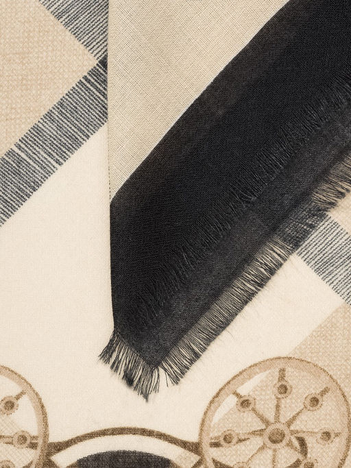 Платок жен. виск+шерсть 130х130 LSZ33-615-01