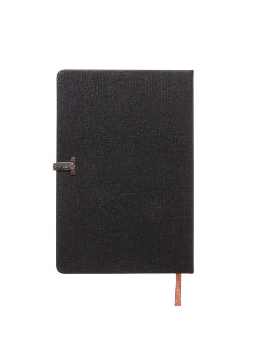 Ежедневник недатированный А5, с хлястиком, 96 листов, в линейку, пвх, черный - Simaland фото 13