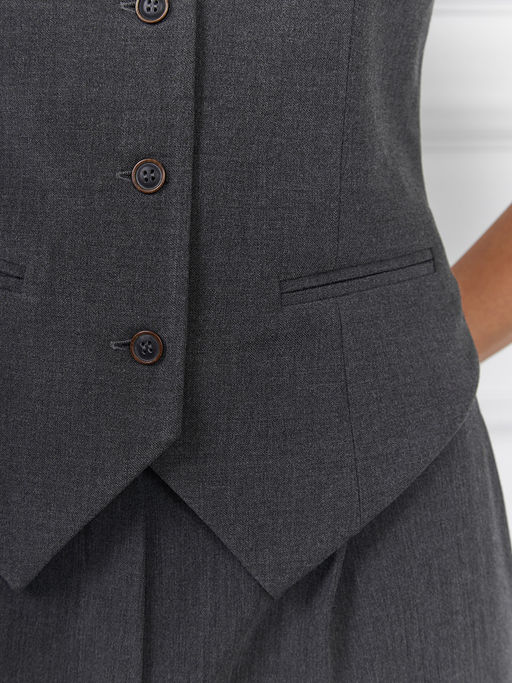 Жилет короткий OD-562-9 серый - Tantino фото 6