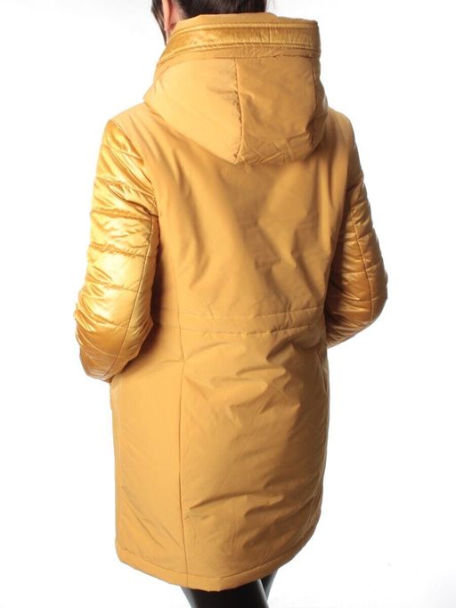 BM-807 YELLOW Куртка демисезонная женская АЛИСА (100 гр. синтепон) - Фабричный китай фото 6