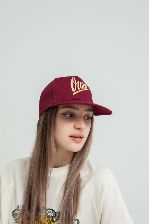 Бейсболка ЗАПОРОЖЕЦ Ogon 2 Snap BORDO  фото 2