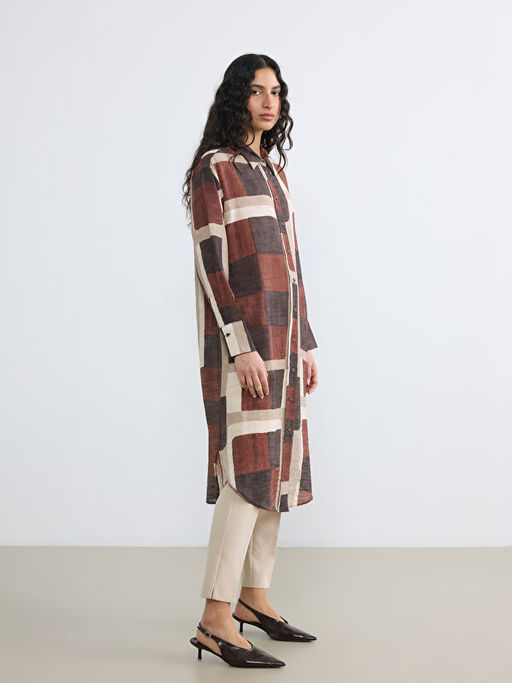 Desenli Kad?n G?mlek Tunik