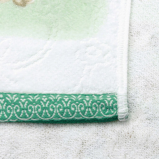 "Япония-2015" Полотенце махровое 50х90см, плотность 300гр/м2, 100% хлопок, "Жасмин", зеленый, Bolangde (Китай)