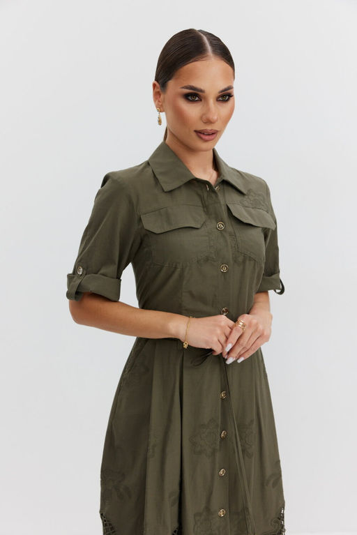 Платье Vesnaletto 4458-2 хаки