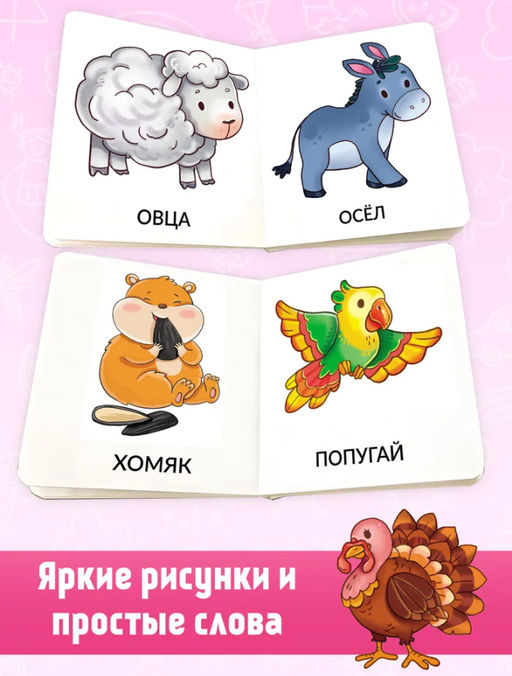Книга мои первые слова. Домашние животные - BimBiMon фото 4