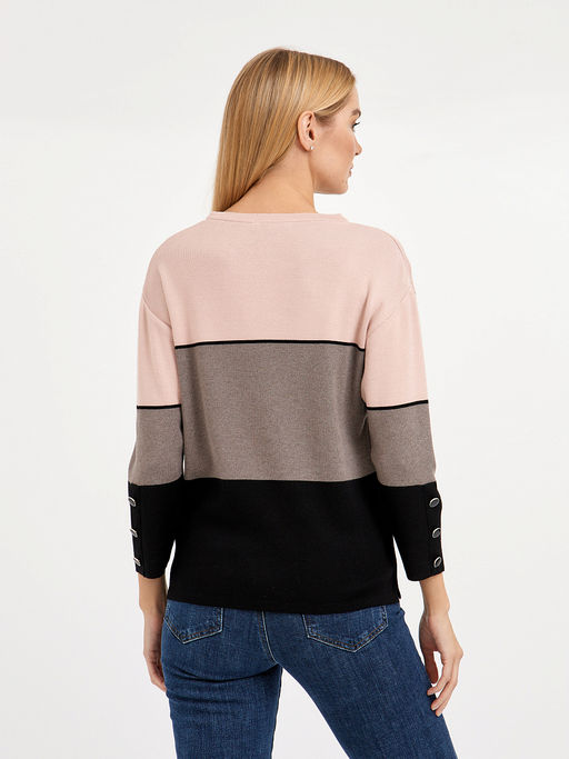 джемпер женский трехцветный из вискозы - Glenfield фото 7