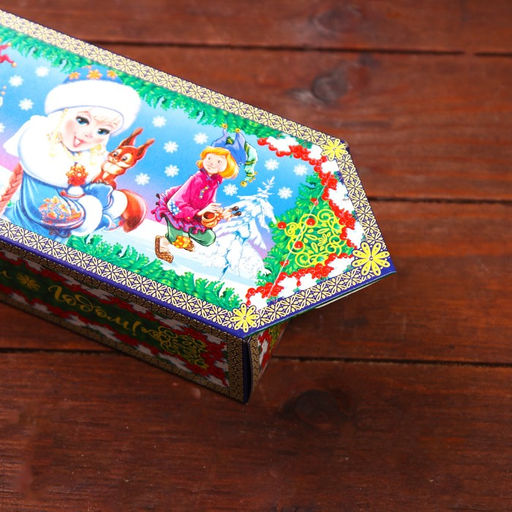 Цена за 10 шт. Подарочная коробка Дед Мороз и Снегурочка 20 x 10 x 6 см - Simaland фото 10