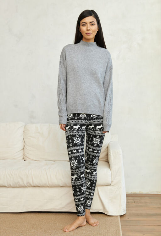 Лосины из экокашемира с орнаментом - Mongolka фото 2