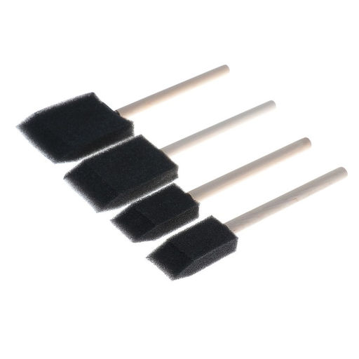 Набор кистей - спонжей, для рисования, 4 штуки