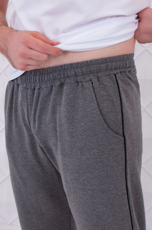 Арт. 6395 Брюки мужские 50-58 (5 шт) Цвет:серый меланж - Идеал фото 3