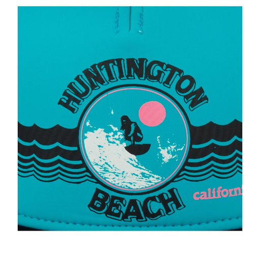 Бейсболка AMERICAN NEEDLE арт. SMU617A-HUNB Huntington Beach Riptide Valin (голубой)  фото 3