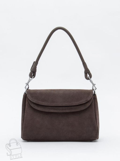 Сумка женская кожаная 0037VG gray Vitelli Grassi