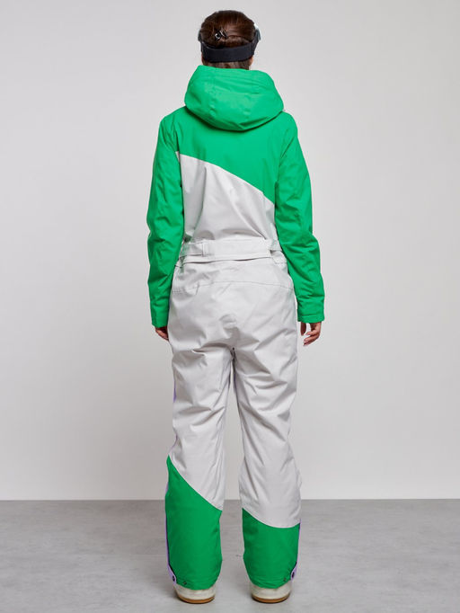 Горнолыжный комбинезон женский зимний зеленого цвета 2326Z - Mtforce фото 5