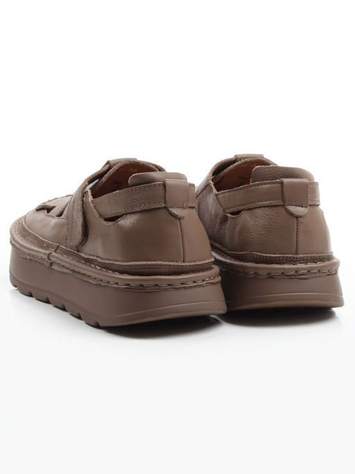 06-2192-5 DK. BEIGE Туфли женские (натуральная кожа)