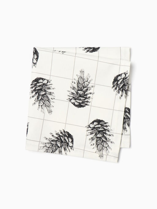 Набор салфеток сервировочных на стол Этель Christmas, 2 шт., белые, с декоративными кольцами, 45?45 см