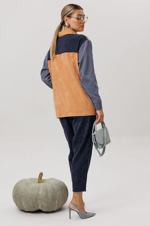 Рубашка ANELLI 1748 глубина ночи фото 3