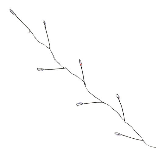 Электрогирлянда 3м, 200 ламп, цветная, зеленый провод