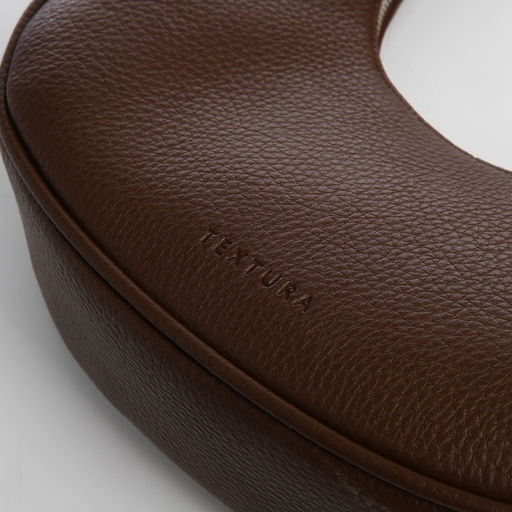 Сумка женская хобо на молнии, цвет коричневый - Textura фото 5