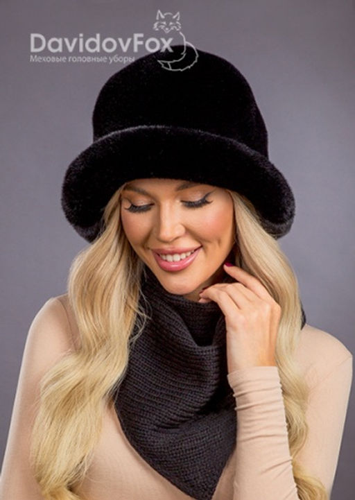 Шапка Шляпка экомех панама блэк