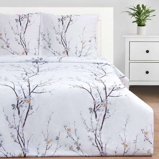 Постельное бельё Этель 1.5сп Нежность утра 143х215 см, 150х214 см, 70х70 см-2 шт, 100% хлопок, бязь, 125 г/м2