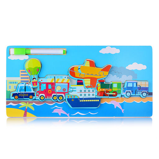 Пазл-вкладыш Транспорт - Щепочка фото 4