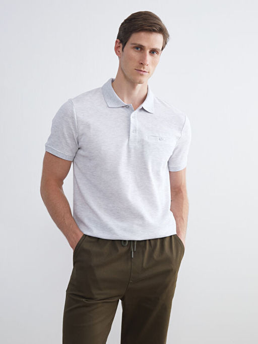 Polo Yaka K?sa Kollu Erkek Ti??rt