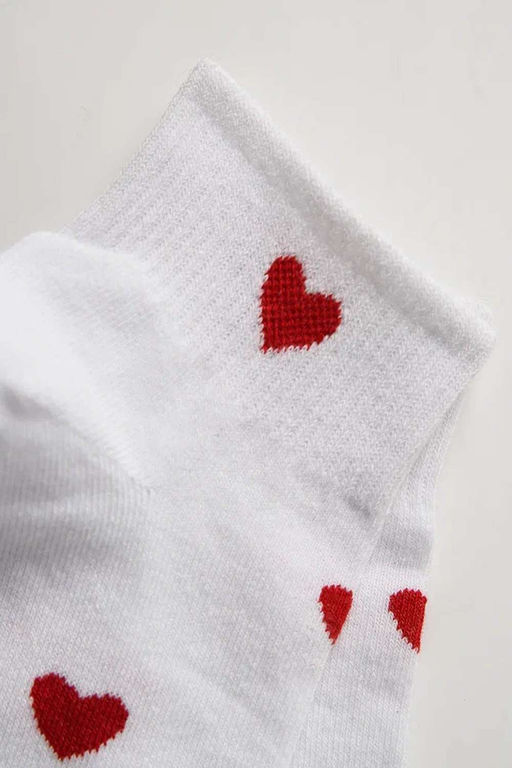Носки детские Berchelli Любимка набор 3 пары с сердечками из хлопка с полиамидом  фото 5