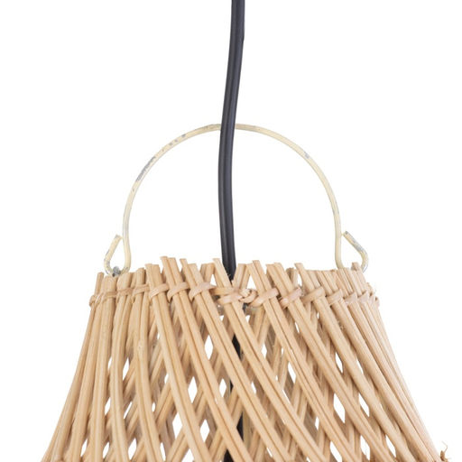 Светильник потолочный из ротанга «Грация», 1×120 Вт, Е27, 26×26×43 см