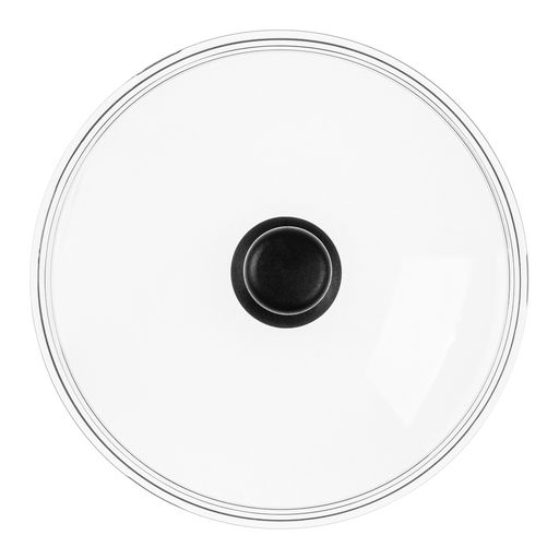 Крышка стеклянная 28 см SATOSHI безободковая с ручкой арт. 848-318