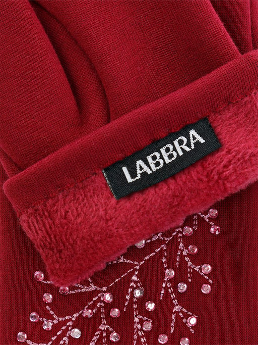 Перчатки жен Labbra LB-PH-88 bordo фото 4