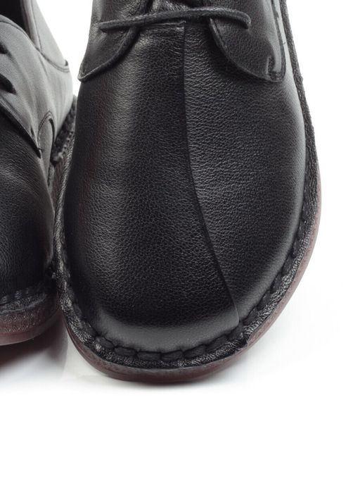 03-5905 BLACK Полуботинки женские (натуральная кожа) - Фабричный китай фото 15