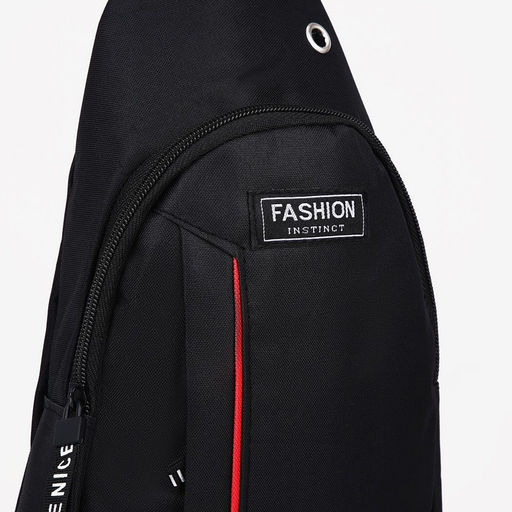 Сумка слинг мужская из текстиля, цвет чёрный - Simaland фото 3