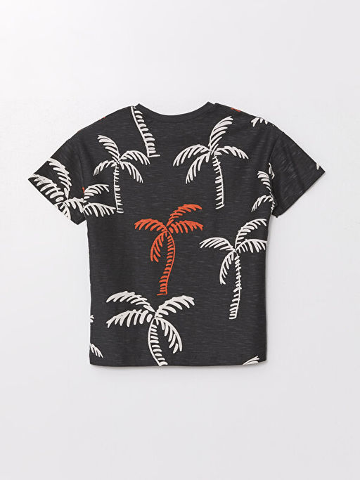 Bisiklet Yaka K?sa Kollu Bask?l? Erkek Bebek Ti??rt - Waikiki фото 2