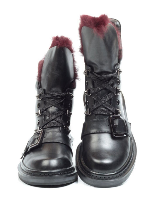 01-H001-3637-N380K BLACK Ботинки демисезонные женские (натуральная кожа, байка)