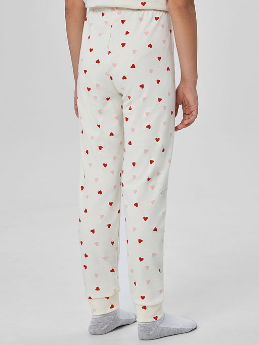 Комплект для девочек с узором сердечки - Mark formelle фото 5